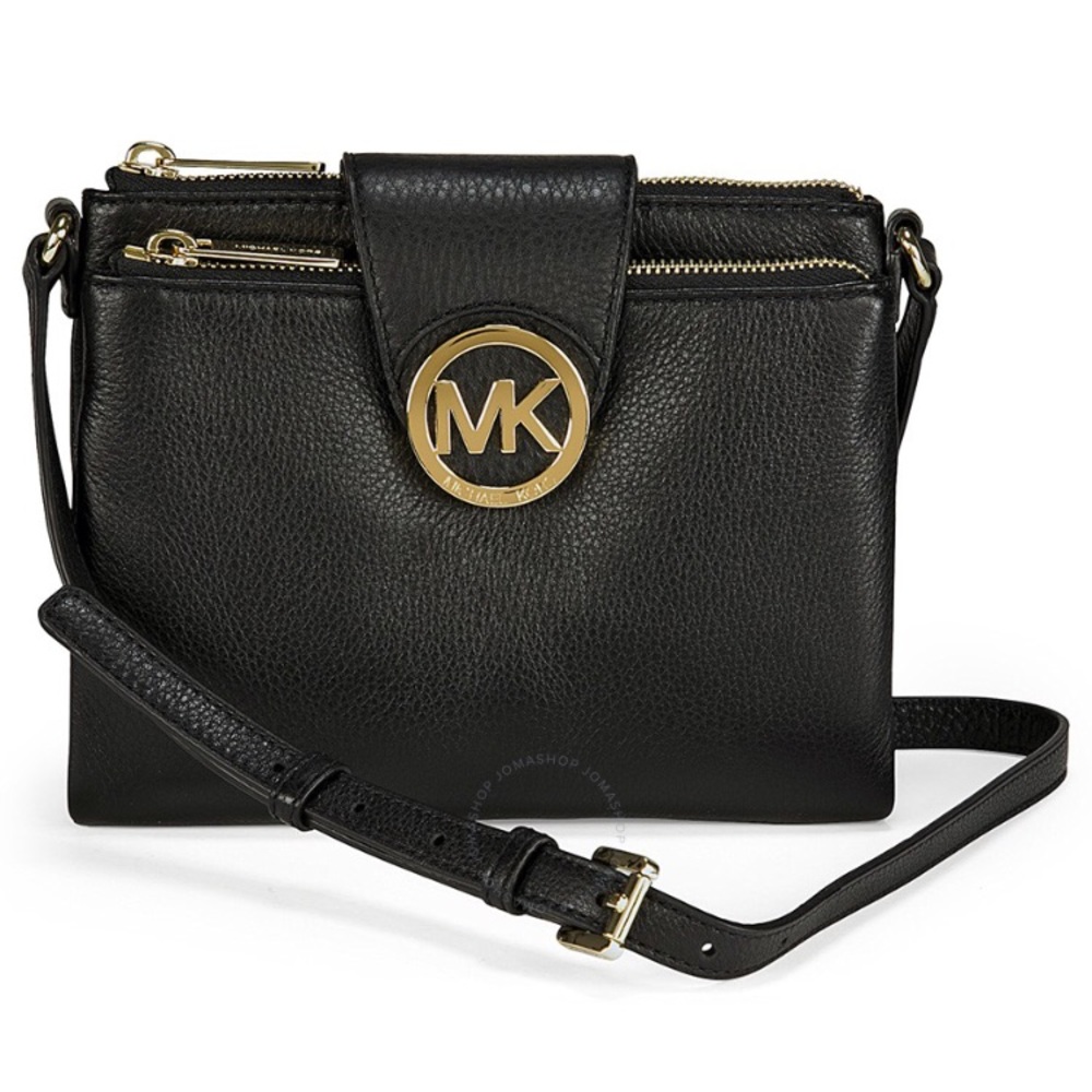 Michael Kors Black Fulton crossbody